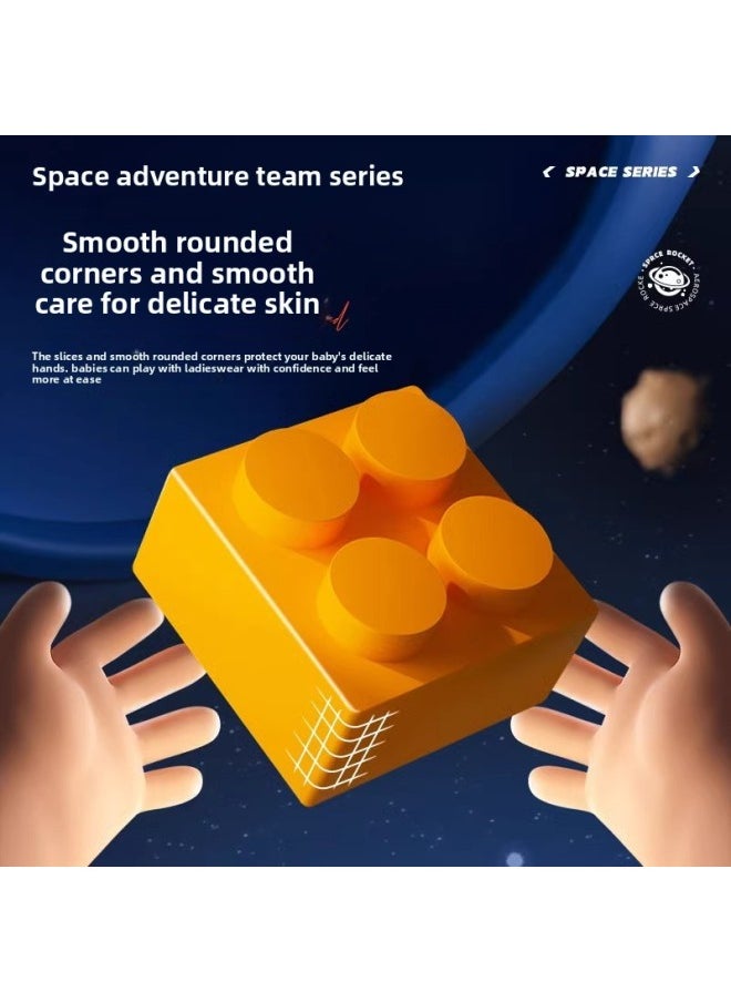 null - Star Product Rocket Building Blocks Assembled Toys Assembled Compatible With Lego Building Blocks A Generation Of 81002-Color:[Exquisite Gift Box] Q Edition Space Exploration Space Shuttle - Image 1