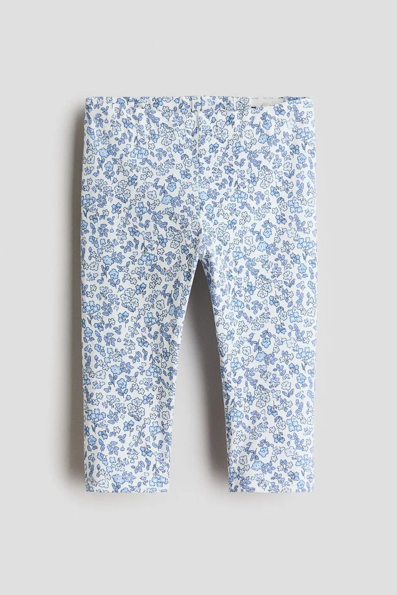 H&M Printed cotton leggings