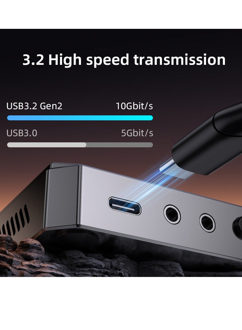 PIVA VD09 Live Streaming Power Adapter features dual HD video capture cards and provides high-speed transmission without delay. It is equipped with a built-in fan for multiple heat dissipation to ensure stable long-term live streaming. - Image 4