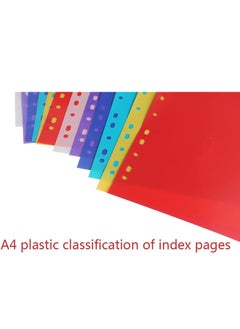 ATLAS Plastic File Divider Tabs With Five Divisions With Number Grey  - Image 5
