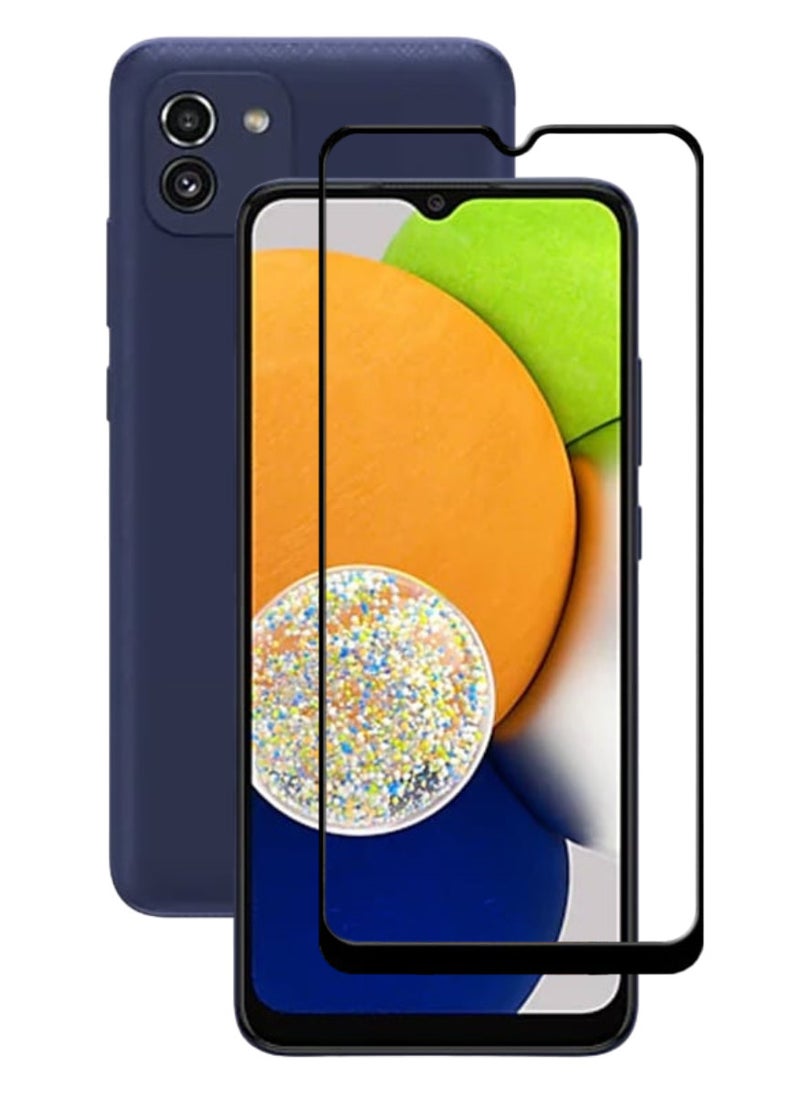 ACLIX Antistatic ESD Dustproof Premium Quality High Definition Tempered Glass Screen Protector Designed For Samsung Galaxy A03 - Image 1