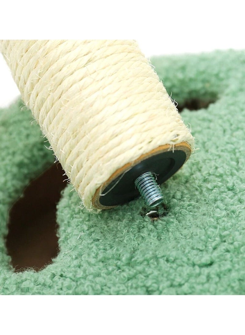 2 in 1 Cat Tree, Flower Cat Scratching Post, Cat Tower With Ball And Natural Sisal For Small Cats And Kittens - Image 5