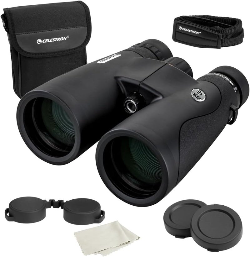 Celestron–Nature DX ED 12x50 Premium Binoculars Extra-Low Dispersion Objective Lenses–Outdoor and Birding Binocular–Fully Multi-coated with BaK-4 Prisms–Rubber Armored–Fog & Waterproof Binoculars - Image 1