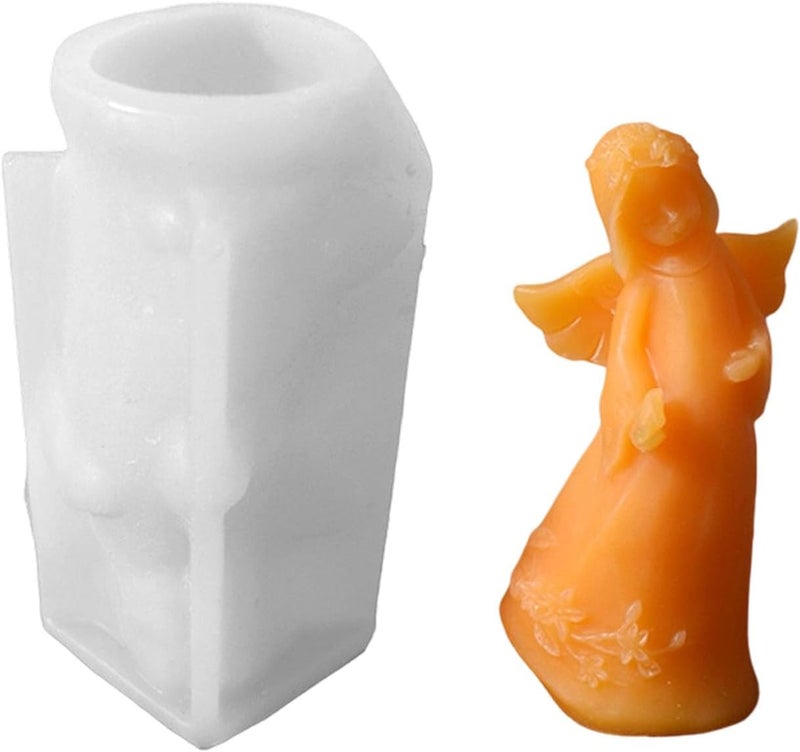 Flexible Silicone Craft Detailed Angelic for Diffuser Art Projects Angelic Wing - Image 1