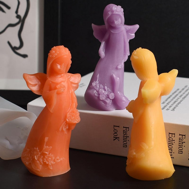 Flexible Silicone Craft Detailed Angelic for Diffuser Art Projects Angelic Wing - Image 4