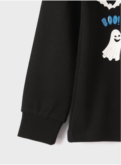 LC WAIKIKI Crew Neck Printed Long Sleeve Boy Sweatshirt  - Image 4