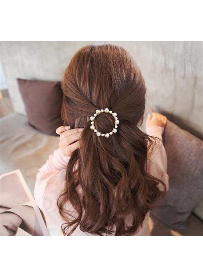 SUN Ring SUNRING Korean Fashion Style Pearl Rhinestone Metal Hair Clips and Hair Pins Barrettes Pins For Women's Geometric Shape Hairpin - Image 5