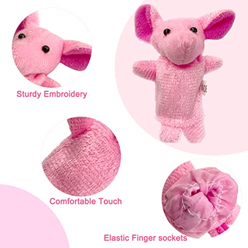 Sealive 22 pcs Plush Animals Finger Puppet Toys - Mini Plush Figures Toy Assortment for Kids, Soft Hands Finger Puppets Game for Autistic Children, Great Family Parents Talking Story Set - Image 5