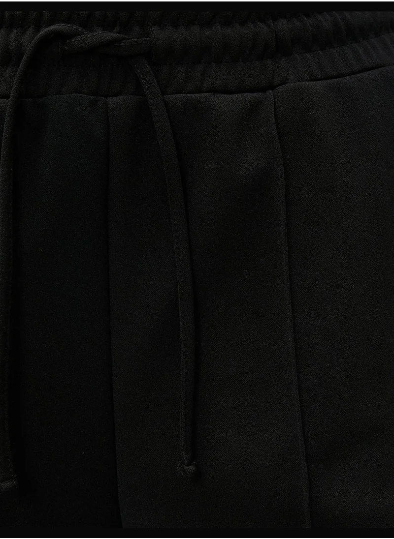 KOTON Slim Leg Sweatpants Ribbed Drawstring