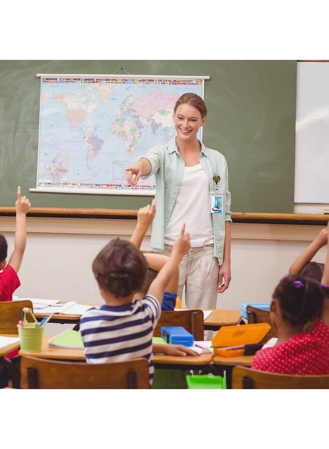 Soleebee 3 Pack Badge Reels, 24'' Retractable Badge Holder with 360° Swivel Alligator Clip ID Name Badge Clip for Nurse Doctor Teacher Student Badge Reel (Sunflower) - Image 5