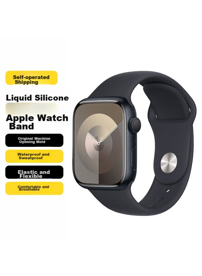 WITGOER Witgoer Watch Band [brand Direct Operation], Compatible With Apple Watch, Suitable For Apple Watch S10/9/8/7, Sports Silicone, Iwatch/6/se/ultra2, Non-magnetic, For Men And Women - Image 1