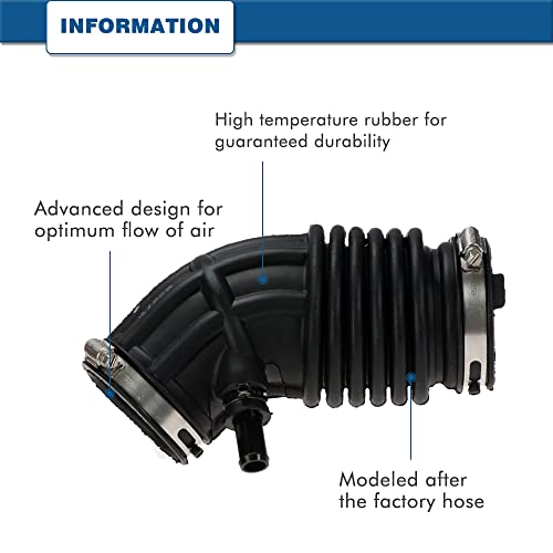 A ABIGAIL Air Intake Hose Compatible with 2007 2008 2009 2010 2011 2012 2013 Nissan Altima 2.5L - Intake Filter Tube Replaces # 16576-JA000- Air Intake Duct Tube Boot - Image 5
