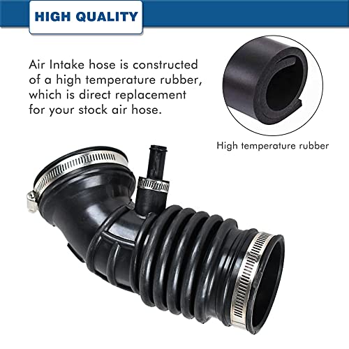 A ABIGAIL Air Intake Hose Compatible with 2007 2008 2009 2010 2011 2012 2013 Nissan Altima 2.5L - Intake Filter Tube Replaces # 16576-JA000- Air Intake Duct Tube Boot - Image 2