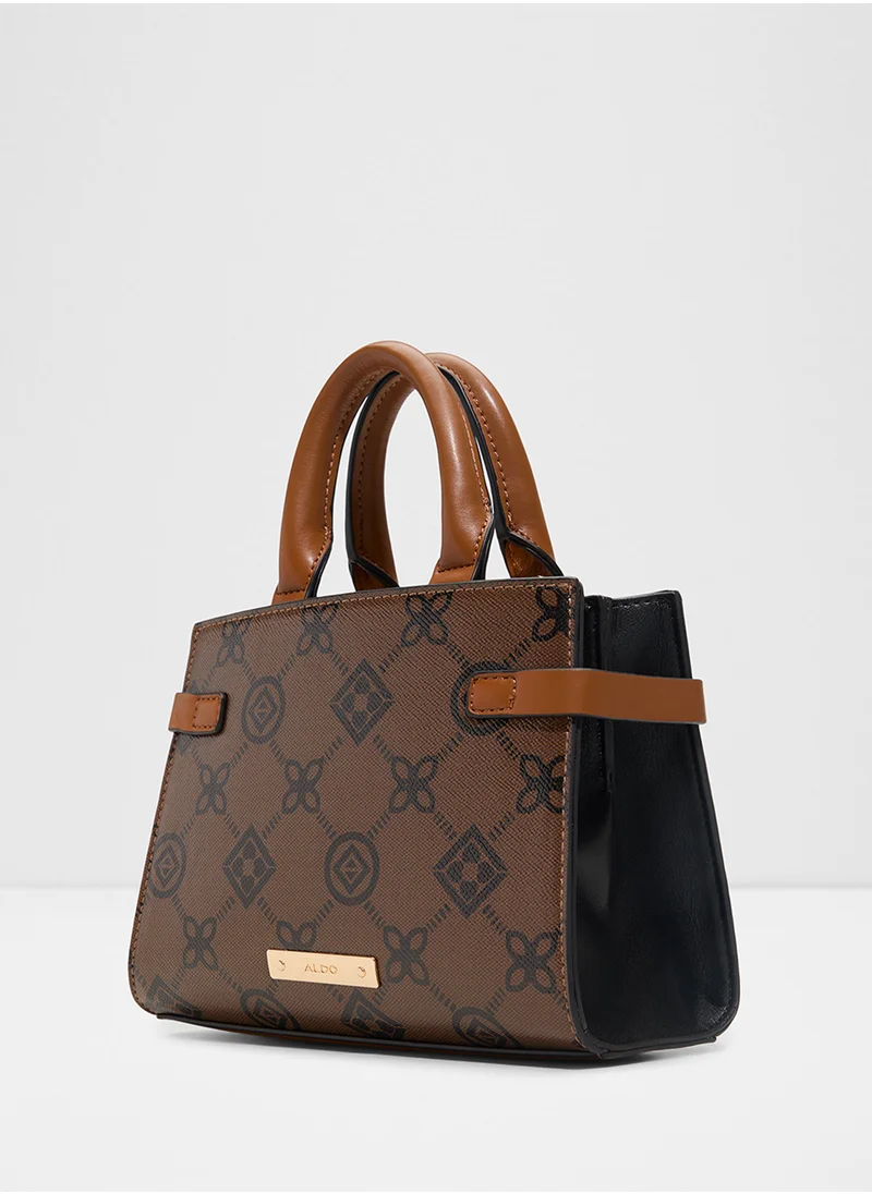 الدو Top Handle Logo Detail Satchels