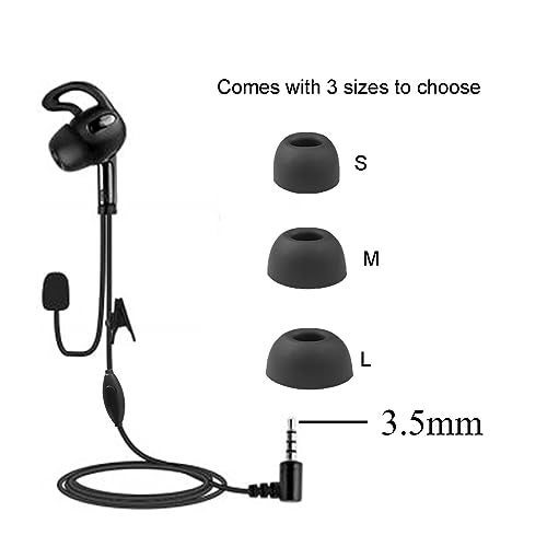MIMIRACLE 2 Pack Referee Headset RightEar in Ear HiFi Earphone Earpiece Fit for V6 V4 FBIM Football Soccer Coach Intercom - Image 3