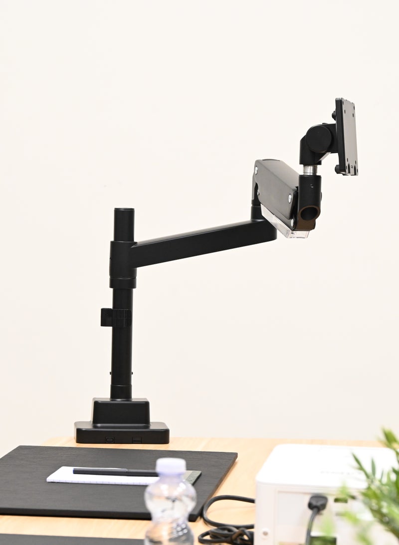Ergonomic Gas Spring Monitor Mount with USB Connectivity - Image 2