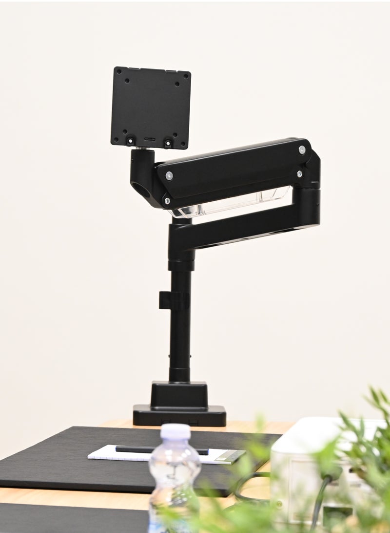 Ergonomic Gas Spring Monitor Mount with USB Connectivity - Image 1