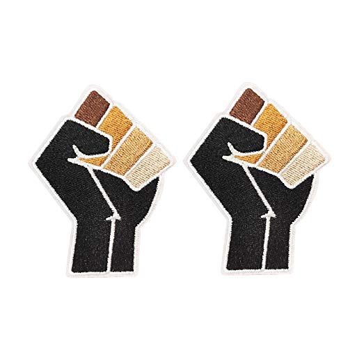 Cute-Patch Kamala Harris BLM Together We Rise Embroidered Iron on Patches - Image 1