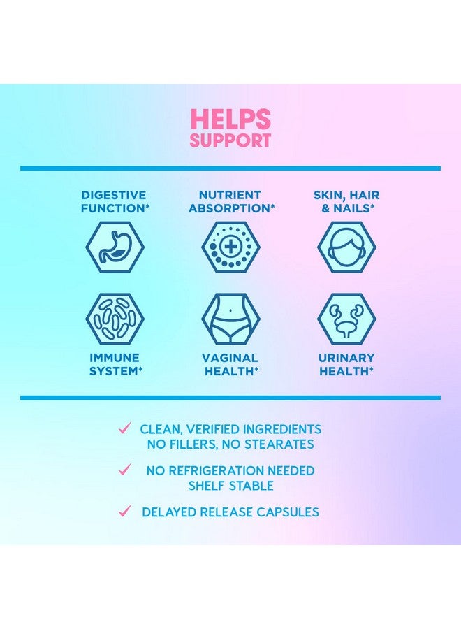 BioEmblem Beauty Probiotics for Women, 35 Billion CFU 14 Strains with Biotin, Collagen, Prebiotics for Digestive Health, Hair Skin and Nails, Vaginal Probiotics Supplement, Shelf Stable, 30 Caps - Image 2