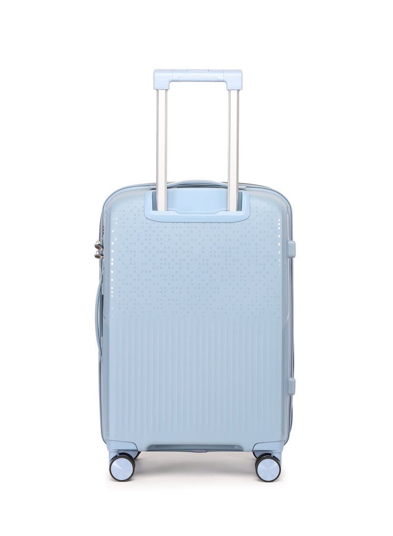 السياحية البريطانية حقيبة سفر بريتش توريستر ذات الجوانب الصلبة مقاس 28 بوصة - رمادي أزرق - Image 2