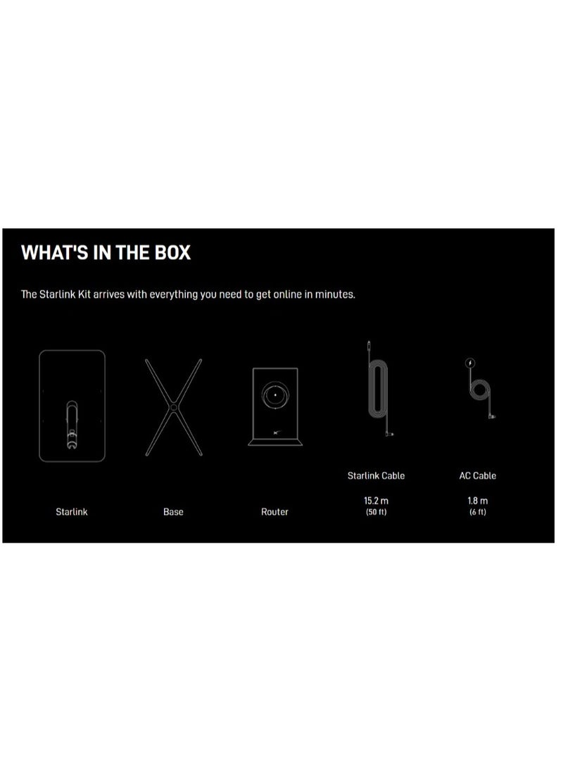 SpaceX Starlink Wi-Fi Router, 50-75W, IEEE 802.11 a/b/g/n/ac, Self-Orienting, Wi-Fi 5, Range 185mA², Security WPA2, IP54 | 02533004-509/B - pzsku/Z84F05035723DCAD8F2F6Z/45/_/1715344957/83b09d0e-525b-403b-970d-71376b5e3ba1