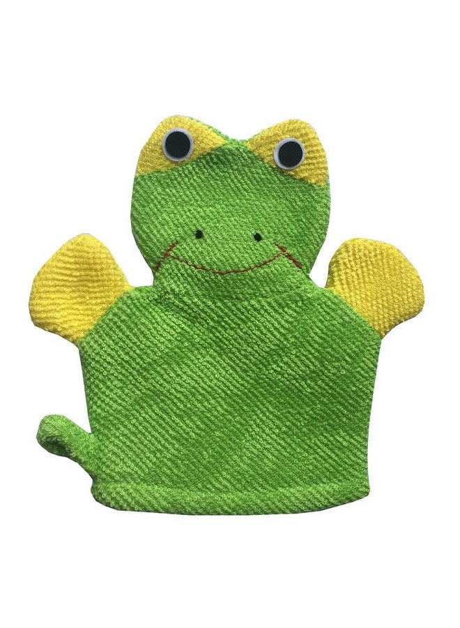 Kids Helper Cute Baby Kids Bath Sponge/Mitt/Glove Set of 4 Cartoon Rabbit/Frog/Duck/Bear  - Image 5