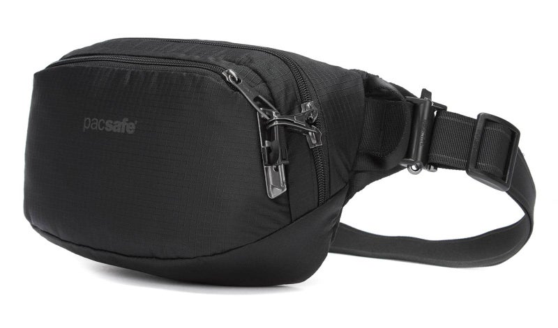 Pacsafe V Anti-Theft Hip Pack - Jet Black - Image 2