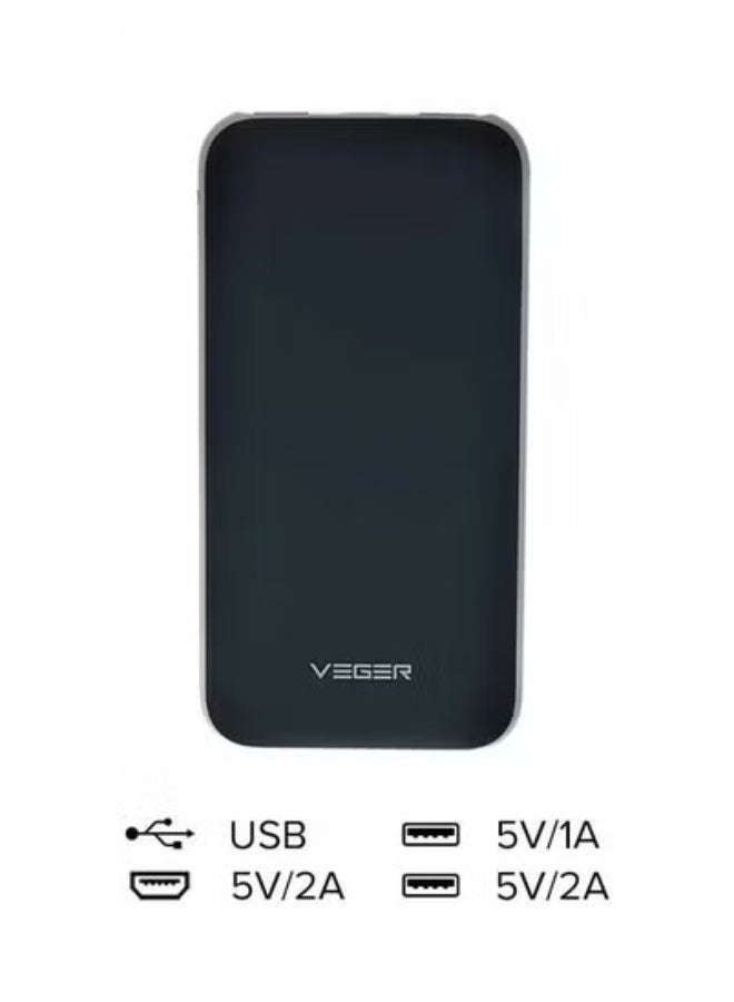 VEGER 🔋 25,000mAh High Capacity Power Bank Black | 92.5W Fast Charging Portable Battery Pack with Dual USB Ports | Compact, Durable External Charger for Smartphones, Tablets, Laptops & USB Devices | Perfect for Travel, Outdoor Adventures & Emergency Power Backup - Image 5