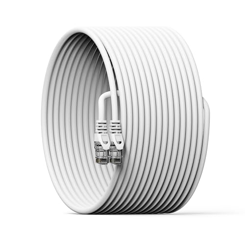 ls lapster Lapster Cat6 Ethernet Cable, 10-Meter-High Speed 550MHZ / 10 Gigabit Speed UTP LAN Cable Network Cable Internet Cable RJ45 Cable LAN Wire, Patch Computer Cord Gigabit Category 6 Wires for Modem Router - Image 1