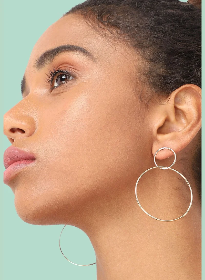 SOHI Gold Plated Party Designer Drop Earring For Women