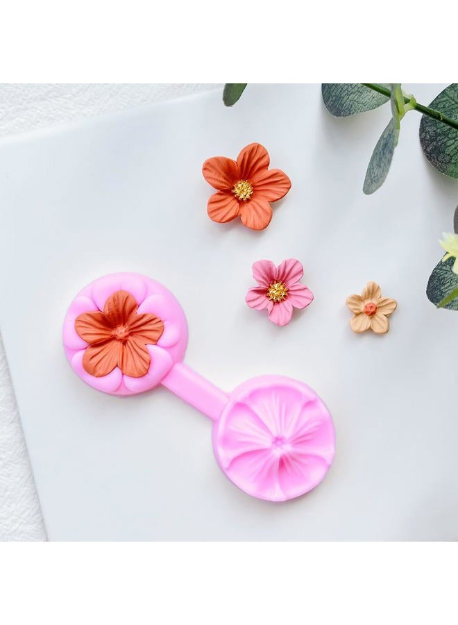 Keoker 3 Set Flower Petal Polymer Clay Cutters - 11 Shapes, 8 Metal Stamen, Adults, Clay Tools, Earring Making, Unisex, All Seasons - Image 5