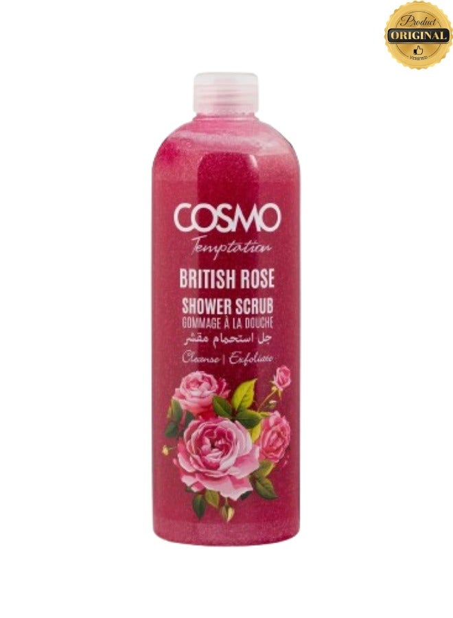 COSMO 3 Pieces Temptation British Rose Shower Scrub  - Image 2