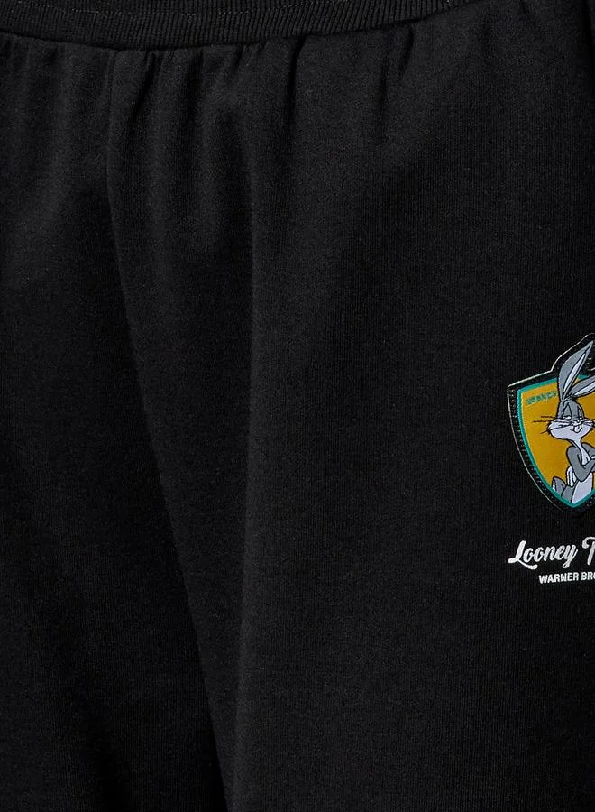 SP Characters  Mid-Rise Joggers with Looney Tunes Print for Women | Best Price UAE