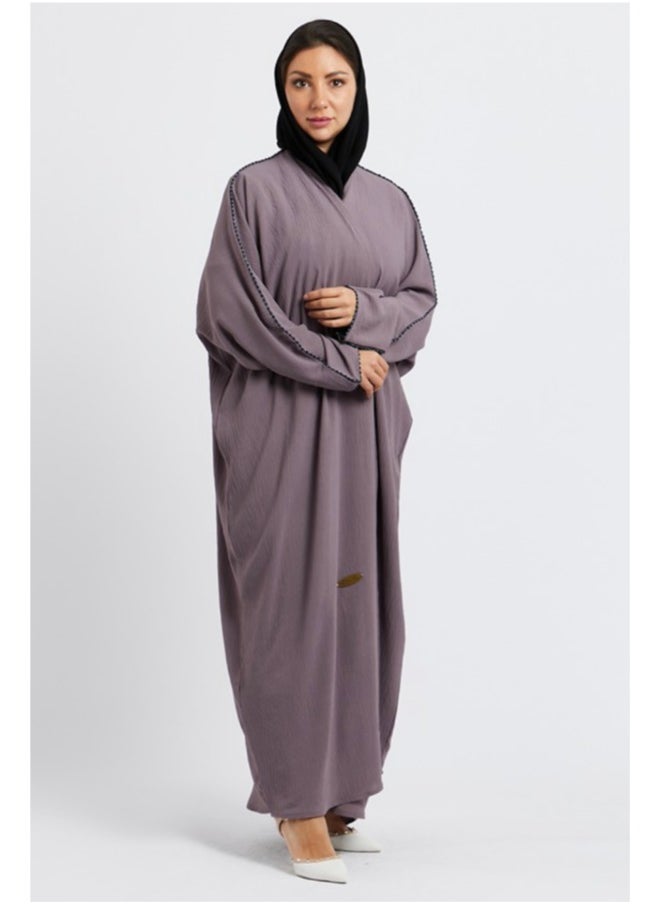 Evva Evva Luxury Saudi Abaya for Women – Elegant Open Front Modest Wear in Premium Fabric – Ideal for Ramadan, Eid, and Everyday Elegance  - Image 1