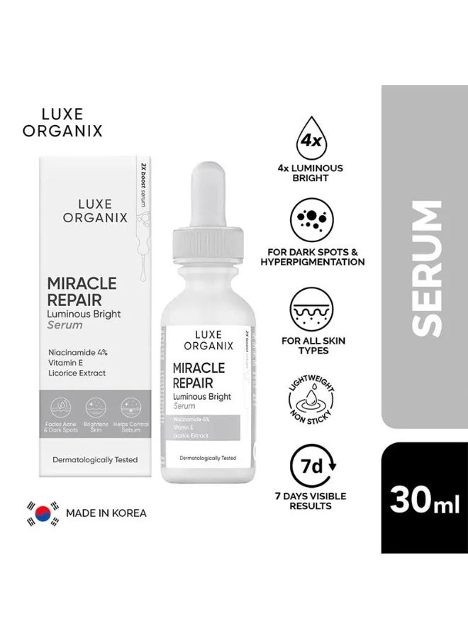 سيروم ميراكل ريبير لومينوس برايت مع النياسيناميد ٤٪ | ٣٠ مل