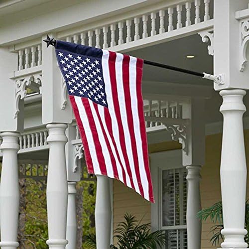 Evergreen Flag علم أمريكي دائم 44 بوصة × 28 بوصة بحجم المنزل | متين للخارج من قماش 310D الفاخر | نجوم وخطوط مطرزة وحافة مخيطة بأربعة أضعاف | سكني أو تجاري في الولايات المتحدة - Image 2