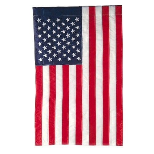 Evergreen Flag علم أمريكي دائم 44 بوصة × 28 بوصة بحجم المنزل | متين للخارج من قماش 310D الفاخر | نجوم وخطوط مطرزة وحافة مخيطة بأربعة أضعاف | سكني أو تجاري في الولايات المتحدة - Image 4