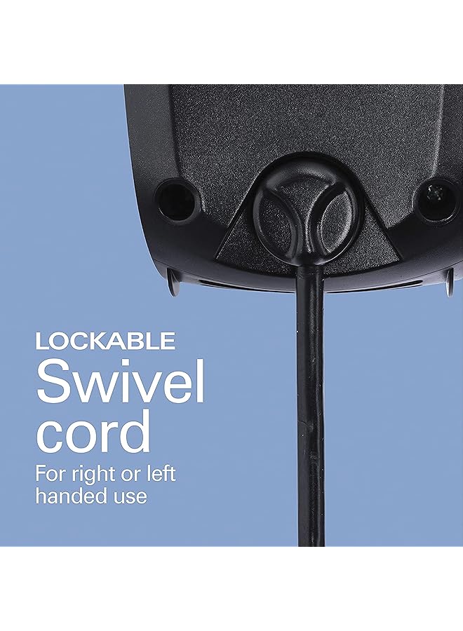 هاملتون بيتش التجارية خلاط يدوي كهربائي احترافي بـ 7 سرعات مع شاشة رقمية ومحرك تيار مستمر هادئ وخفاقة وعجين وحقيبة تخزين 200 وات أسود 62655 Sau 5 سنوات محدودة - Image 5