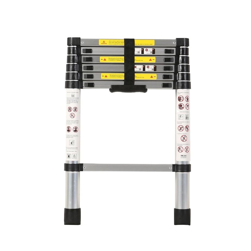 2M Household Aluminum Telescopic LadderProfessional and Safe for Home and Work - Image 3
