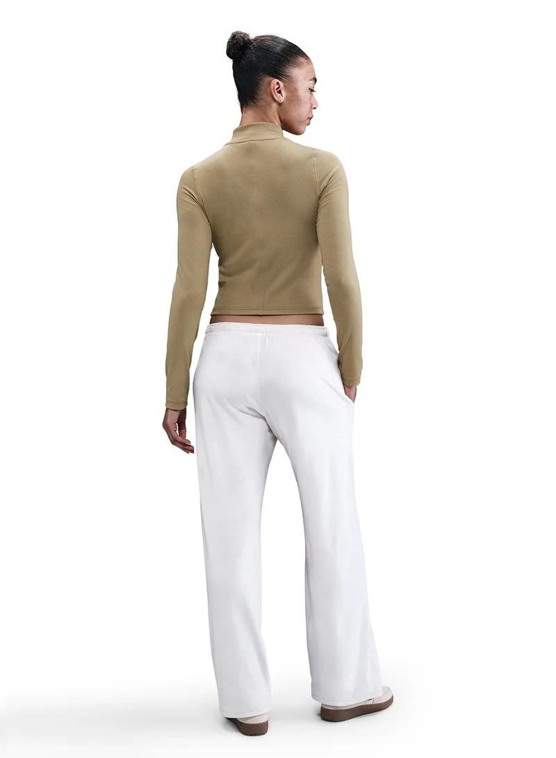 Nike Essential Rib Mock Neck Top