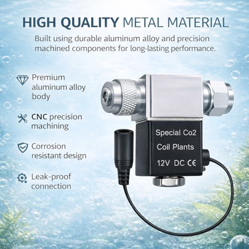 Vayinato Aquarium Co2 Regulators Single Head Solenoid Valve - Image 2