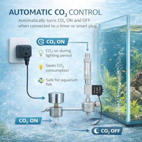 Vayinato Aquarium Co2 Regulators Single Head Solenoid Valve - Image 5