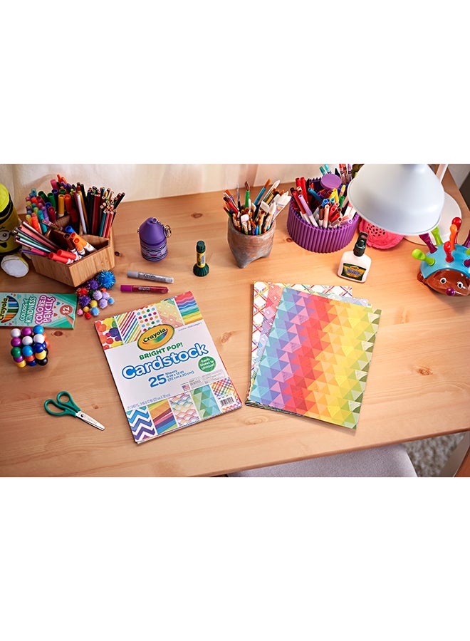 Crayola ورق كاردستوك ملون زاهي عدد 25 - Image 5