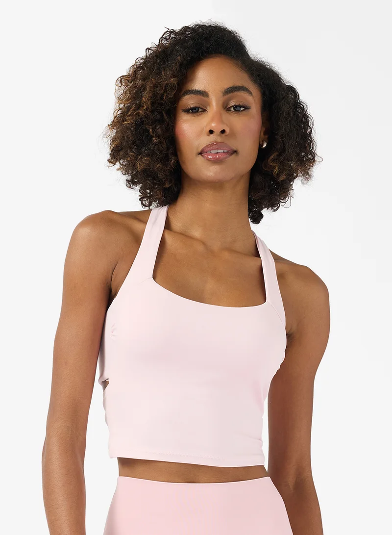 Sculpting Training Tank Top with Back Cutout
