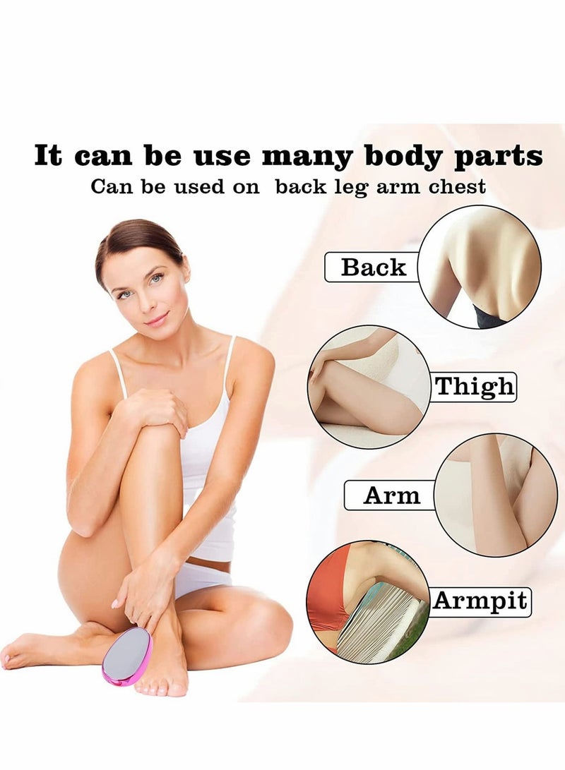 KASTWAVE 2023 Crystal Hair Eraser Magic Remover Painless Removal Stone & Skin Exfoliator Tool For Men Women - Image 3