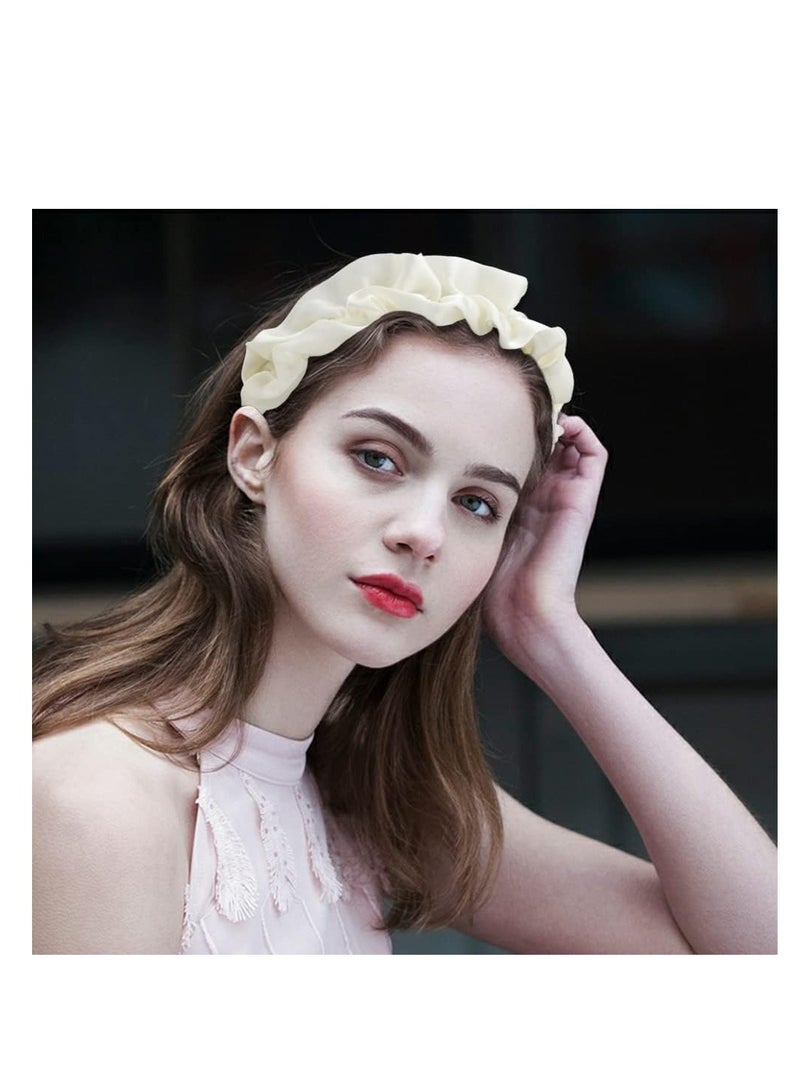 SYOSI Head Bands for Women's Hair 3 Pcs Womens Headbands Silk Headband Non Slip Fashion Hair Bands Dressy Head Bands for women Girls - Image 2