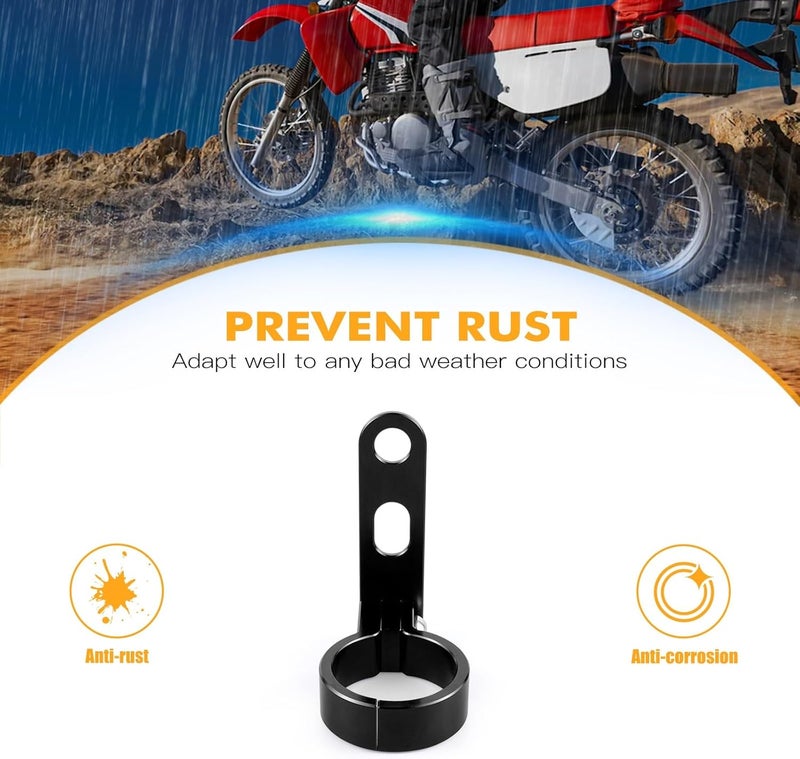 Wivplex XR650L Billet Aluminum Brake Hose Clamp - Image 4