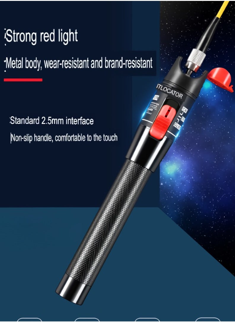 AROAQ Visual Fault Locator, 1-60km Fiber Optic Red Light Pen, Vfl Optical Fiber Cable Fault Tester, Red Light Pen For Network Fiber Cable Test, Fiber Optic Source Tester Detector Meter, (20mw Green)  - Image 4