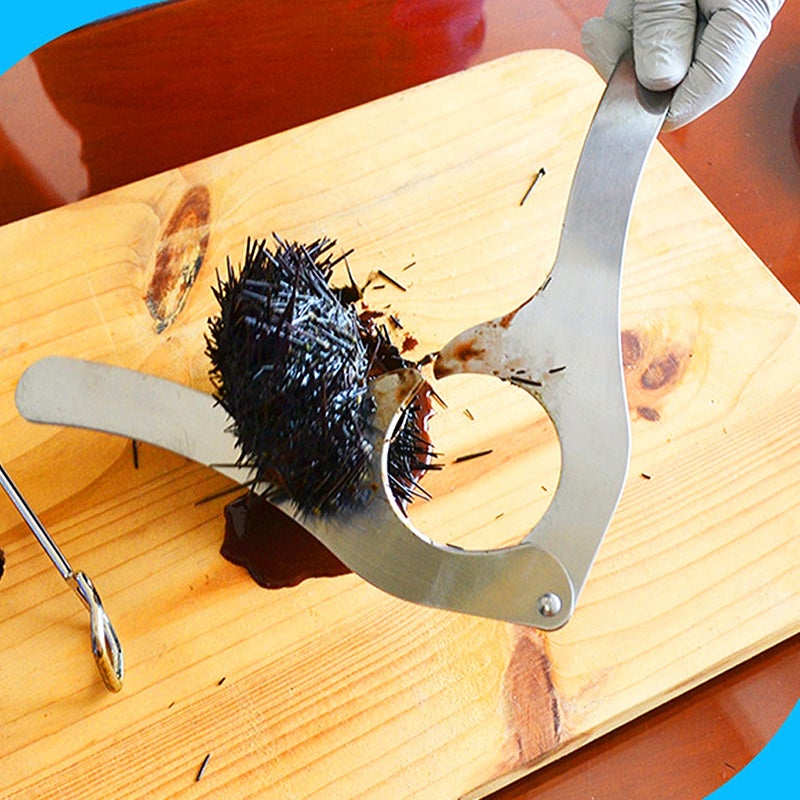 Stainless Steel Sea Urchin Cutter Opener Multifunctional Seafood Tool - Image 2