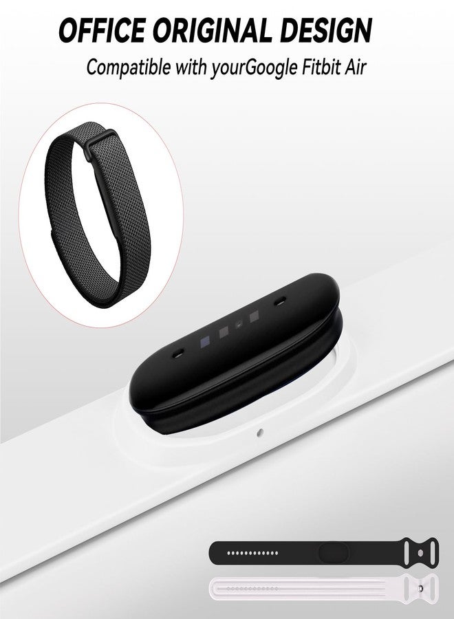 Gamorek Soft Silicone Sport Band for Fitbit Air, Adjustable Replacement Strap - Image 3